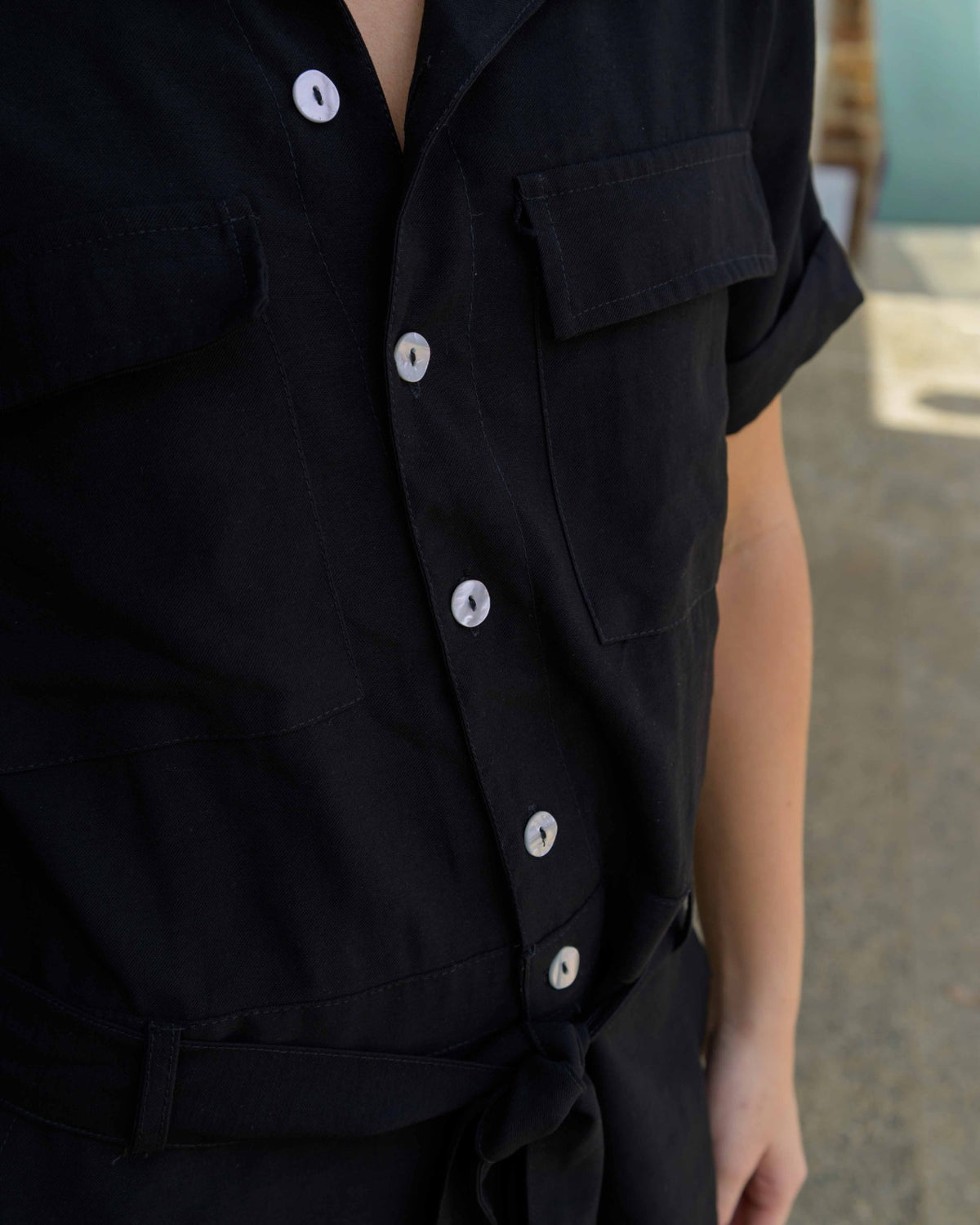 Enterizo Lita Plane negro