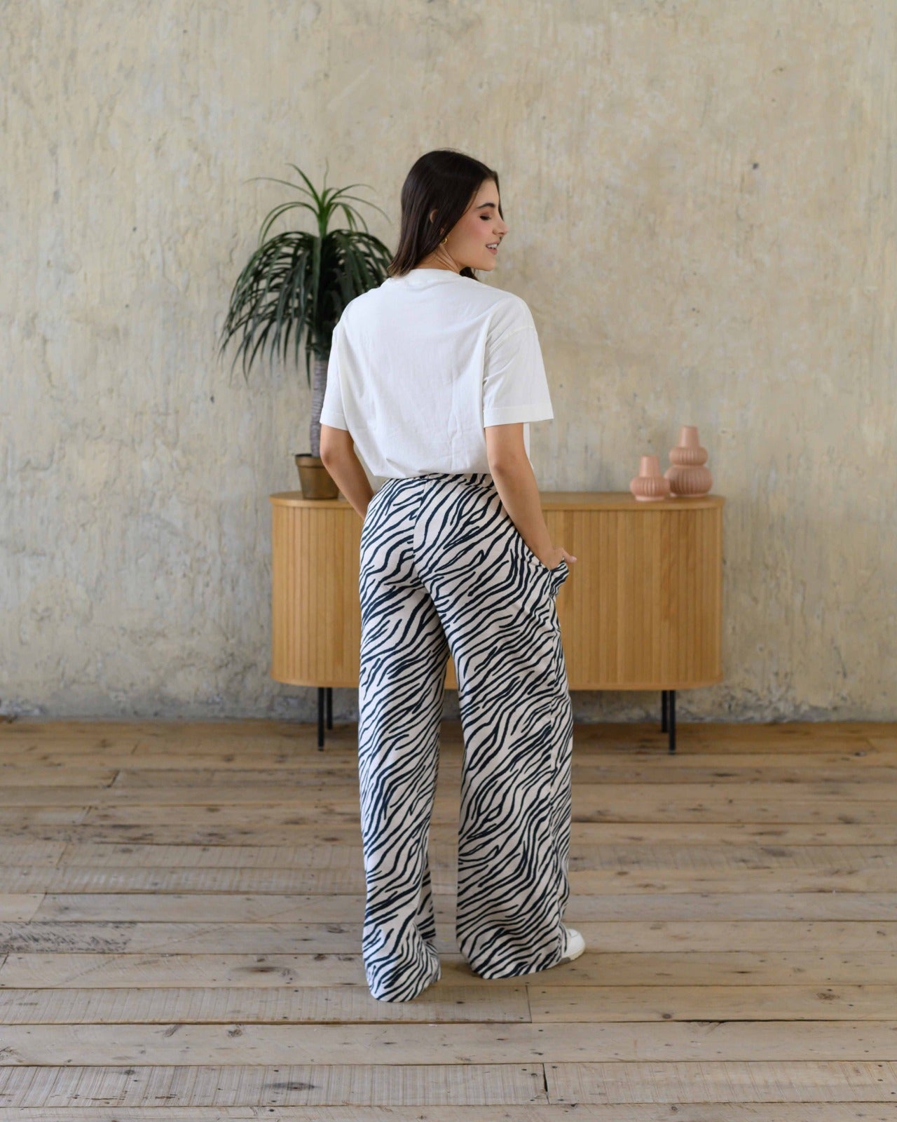Pantalón Cande Eliza Zebra