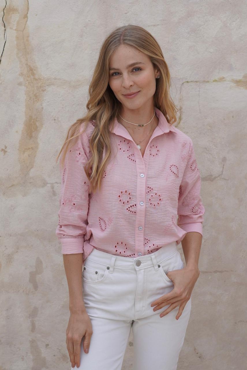 Camisa Suecia Rosada