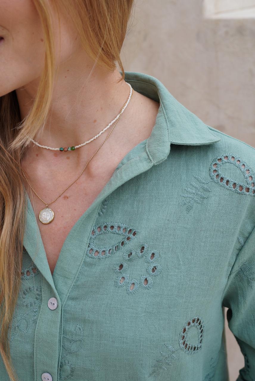 Camisa Suecia verde