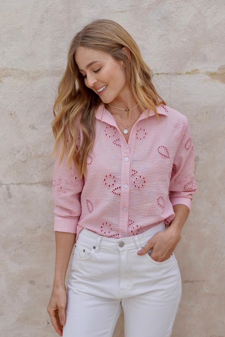 Camisa Suecia Rosada
