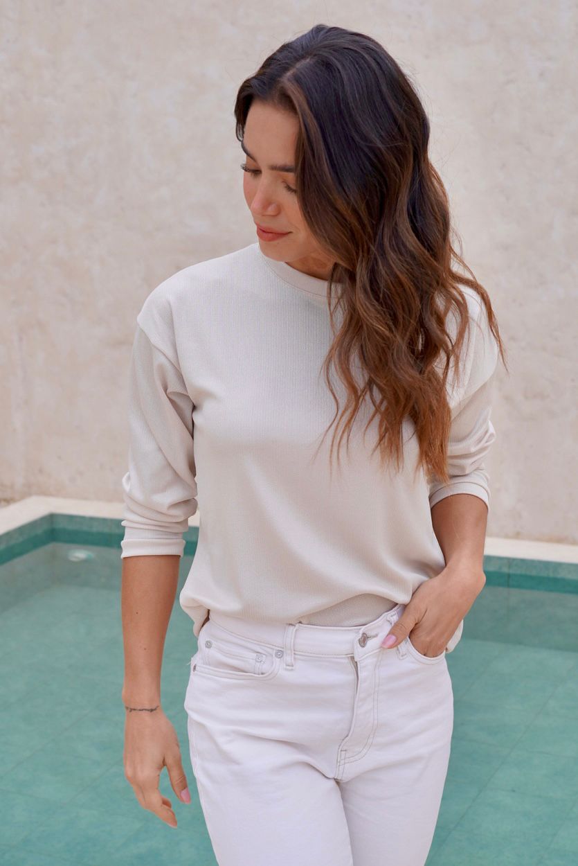Buzo Pale Crema