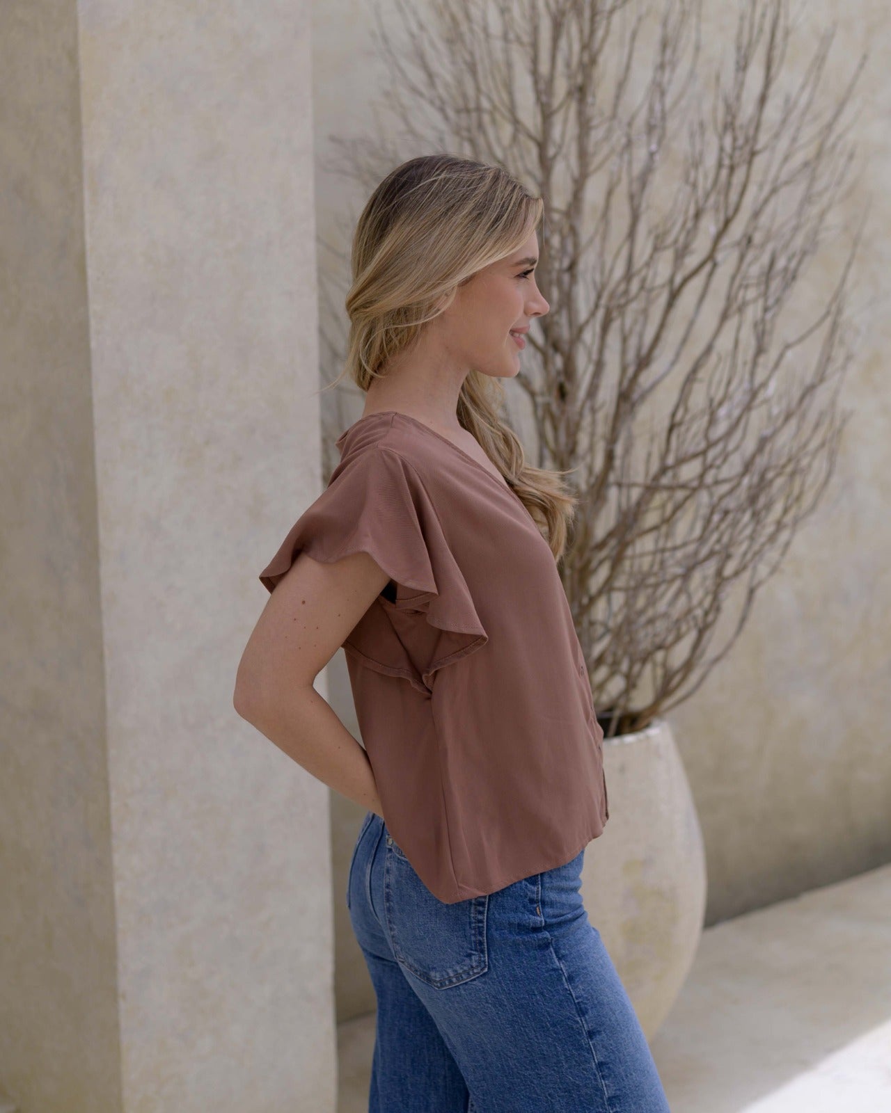 Blusa Niza mocca