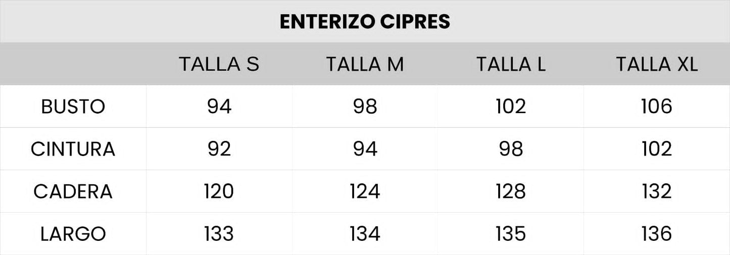 Enterizo Cipres Aceituna