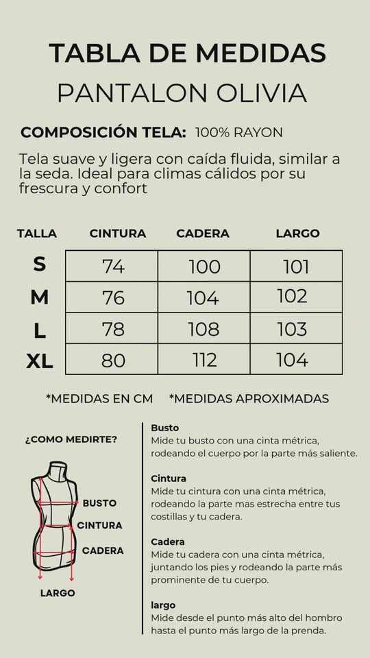 Pantalón Olivia Royal