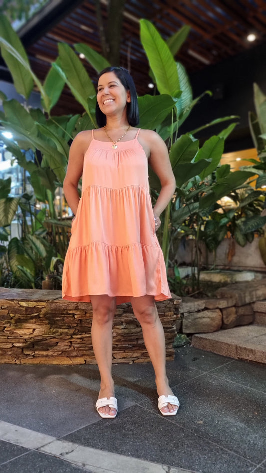 Vestido Alexa Salmón