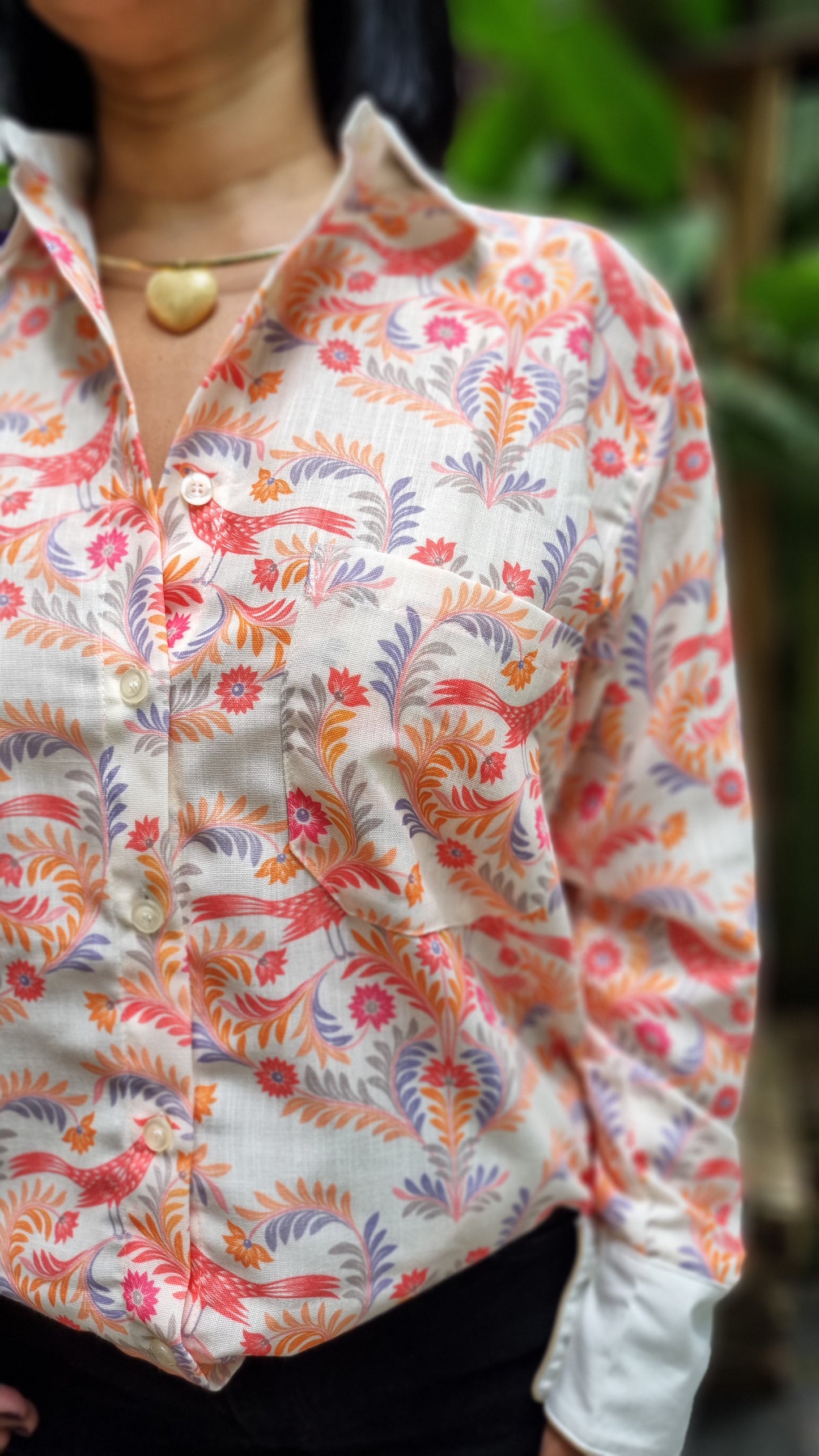 Camisa Soft Pájaros