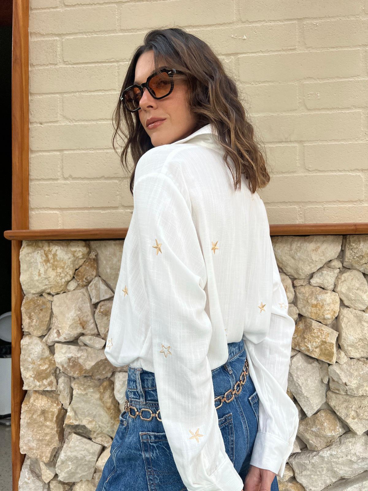 Camisera Cosmo manga larga