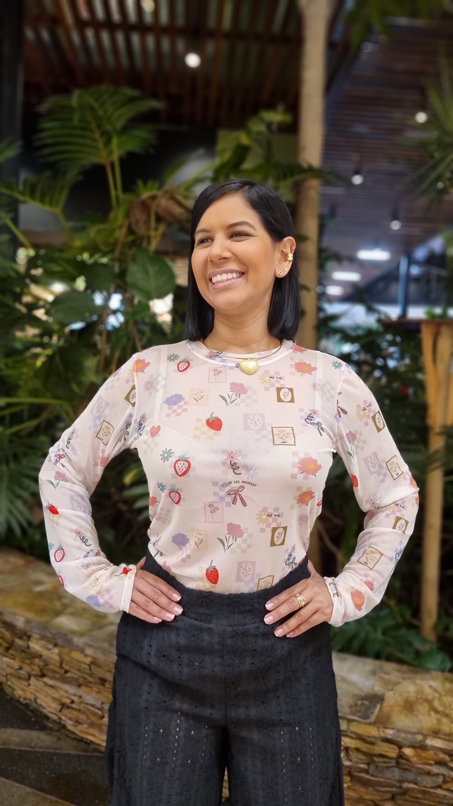 Blusa Picnic crudo