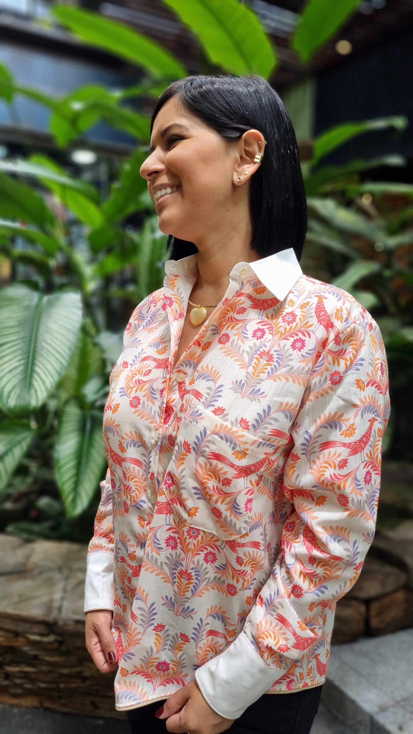 Camisa Soft Pájaros