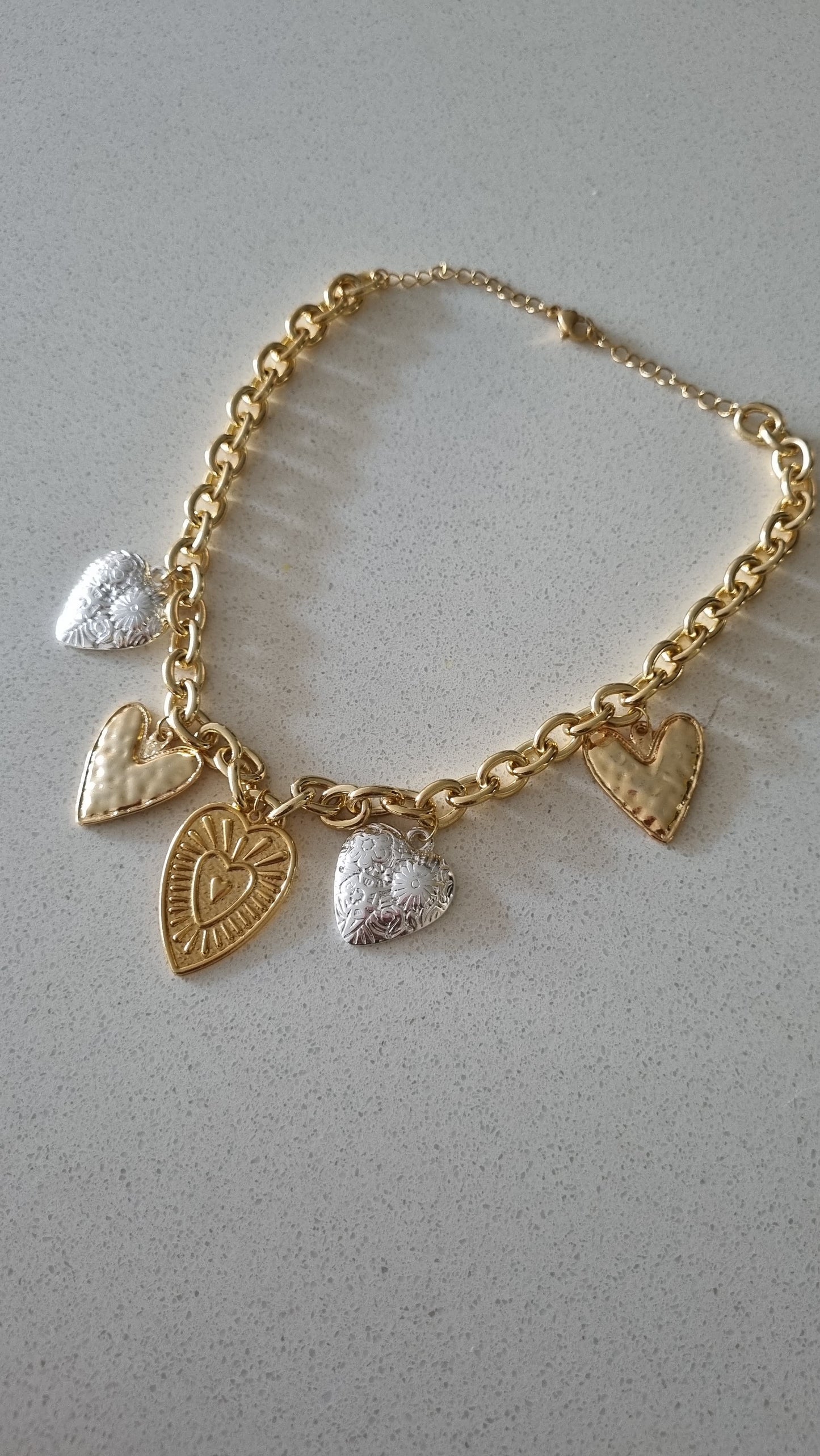 Collar Corazones