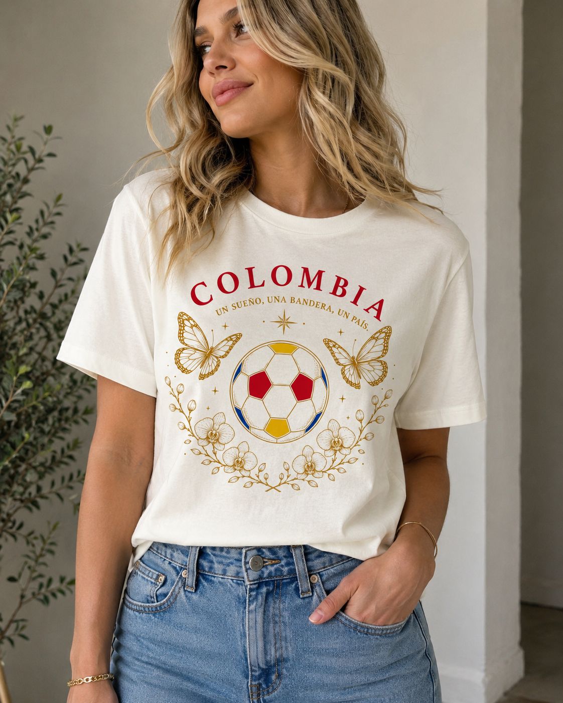 Camiseta Colombia fútbol