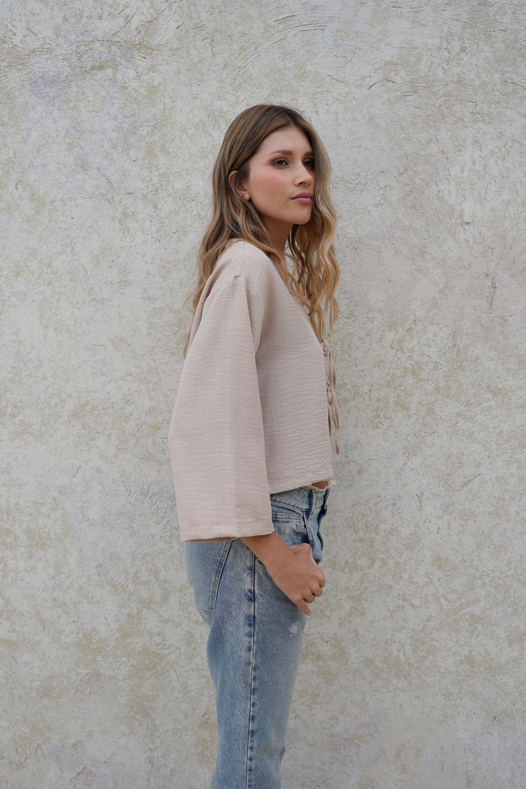 Blusa Tauro Taupe