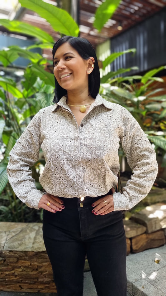 Camisa Boston Ojalillo