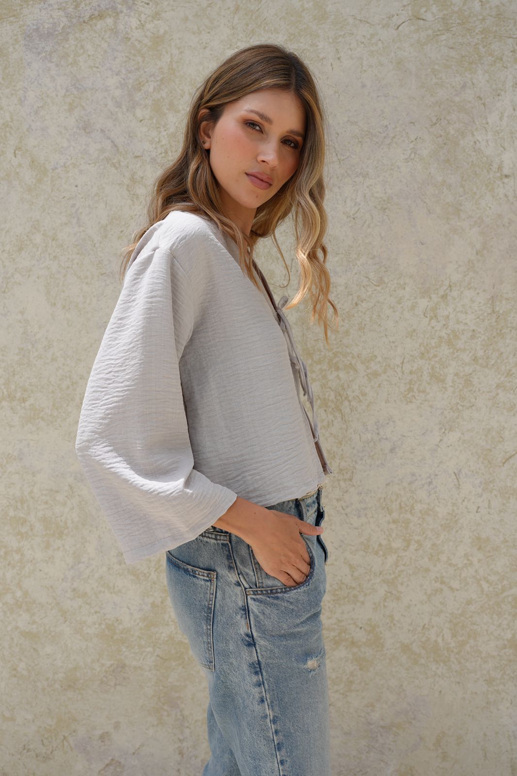 Blusa Tauro Gris