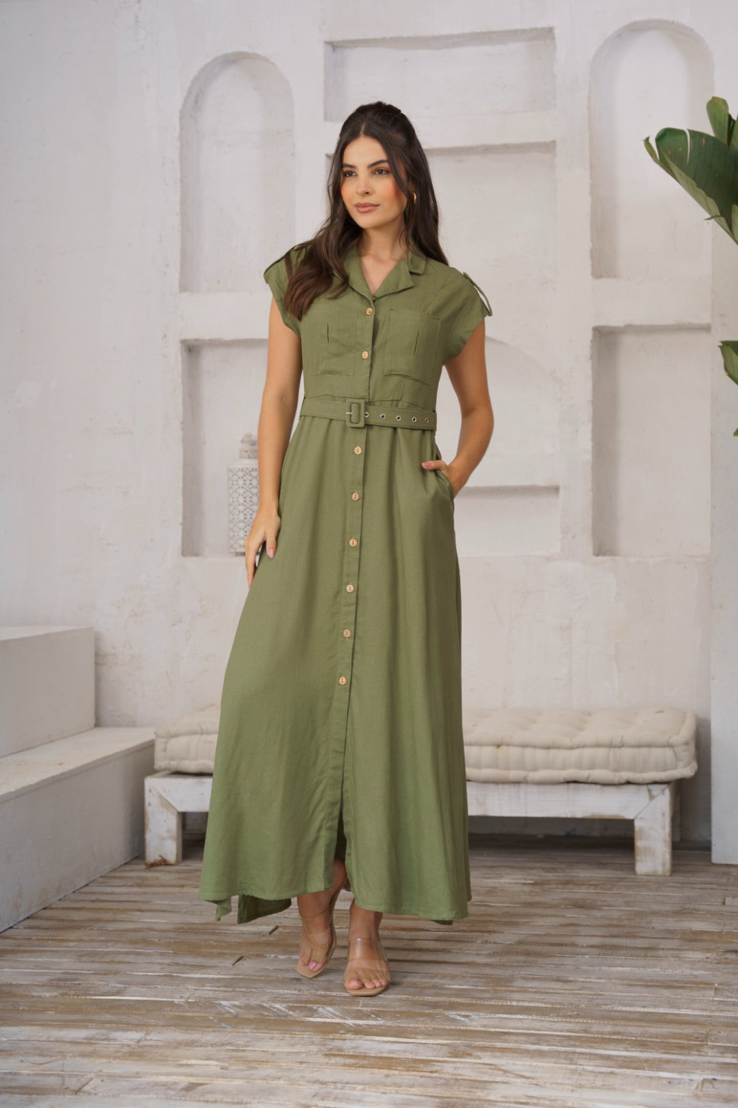 Vestido Sara verde