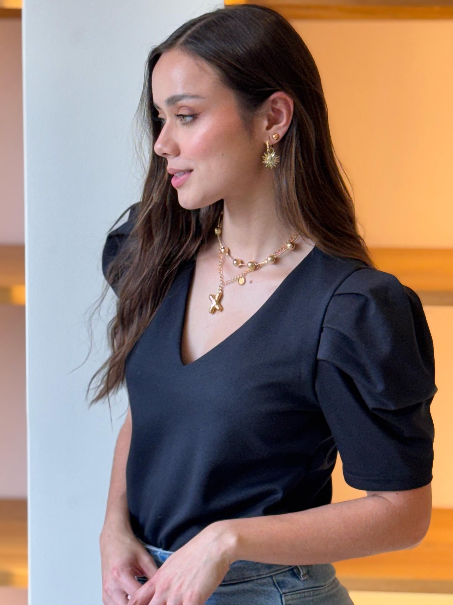 Blusa Darling Negro