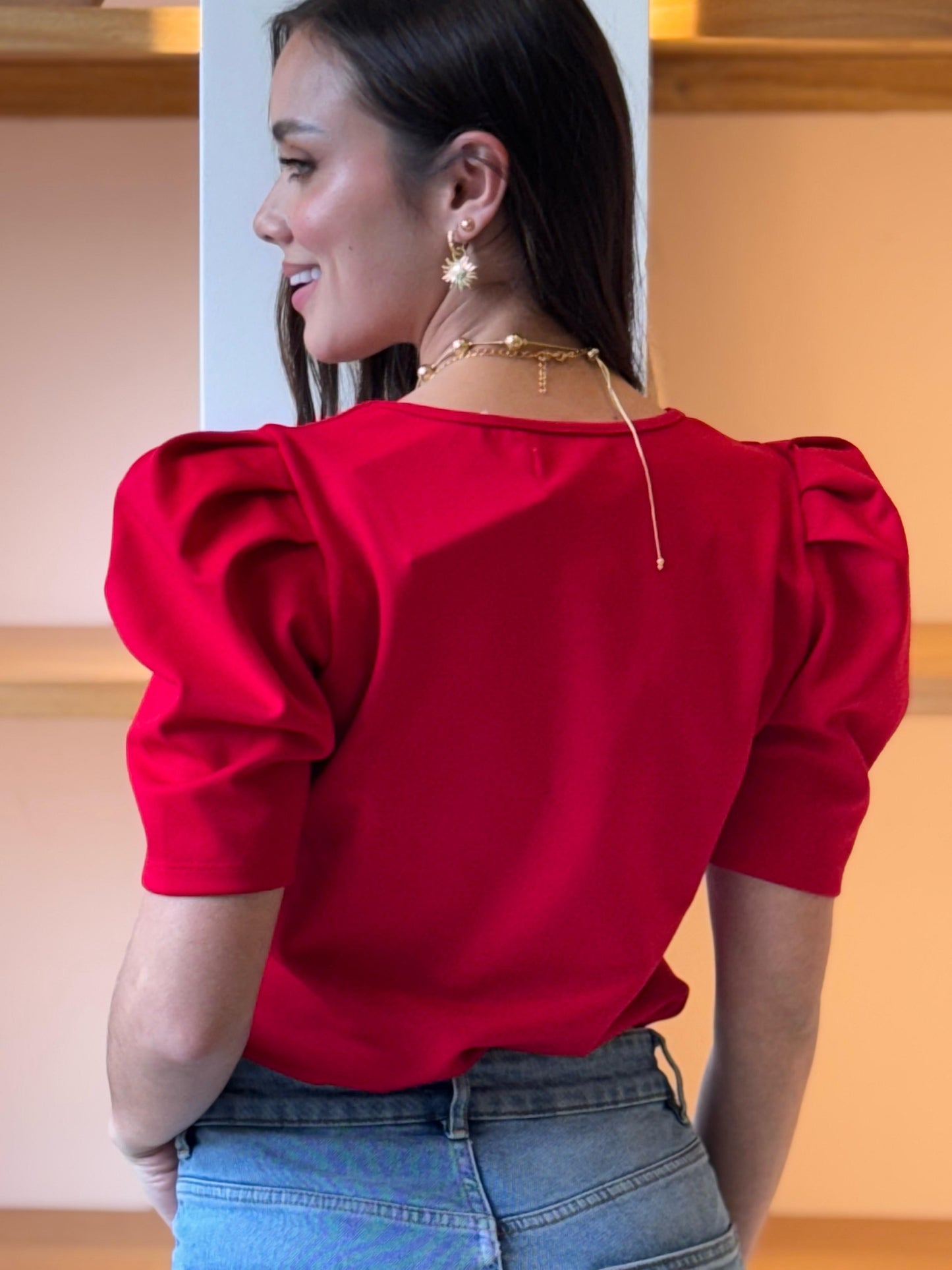 Blusa Darling roja