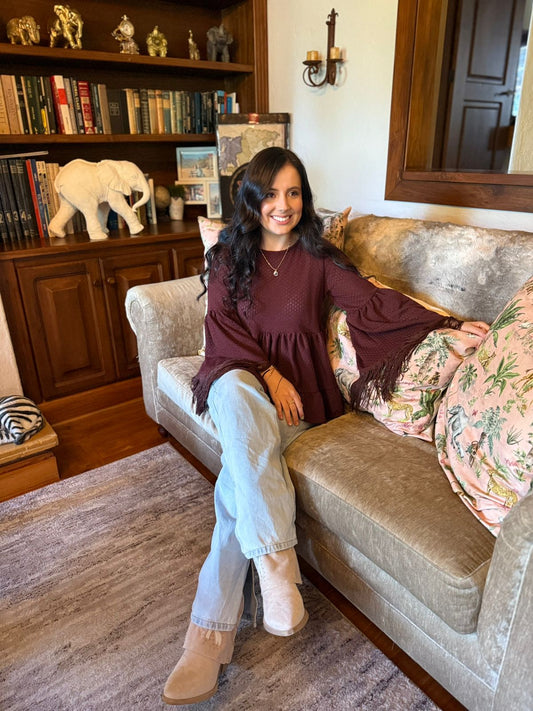 Blusa Brasil vinotinto