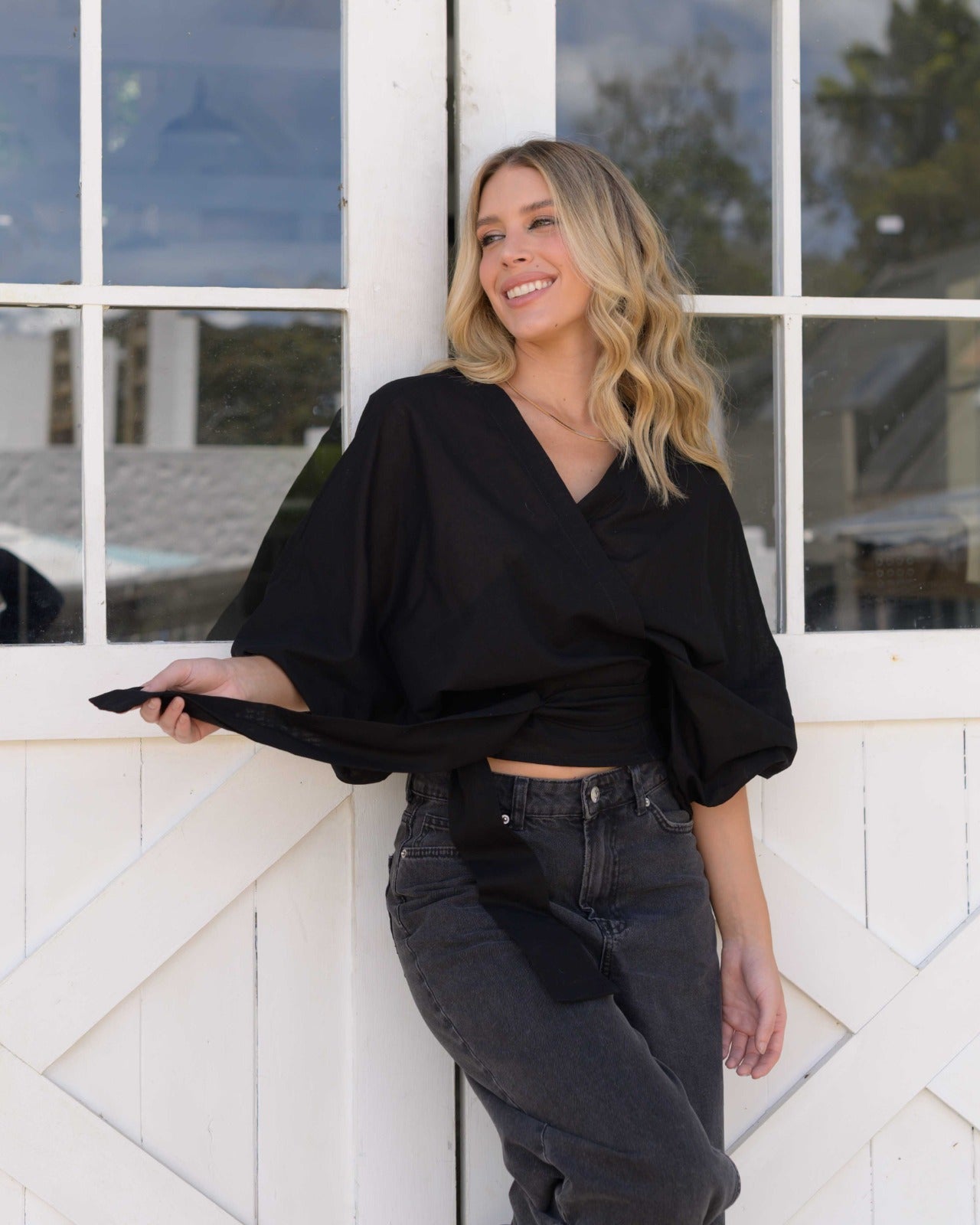 Blusa Sunset negra