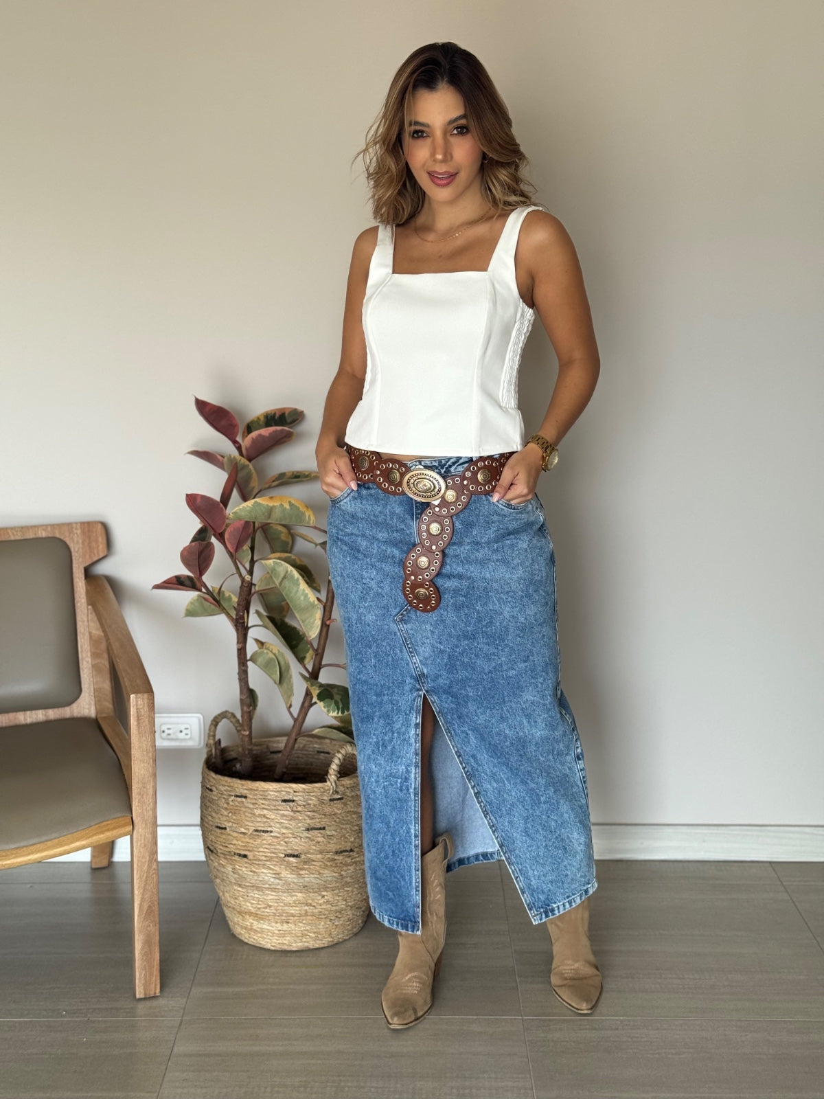 Blusa Atenea blanca