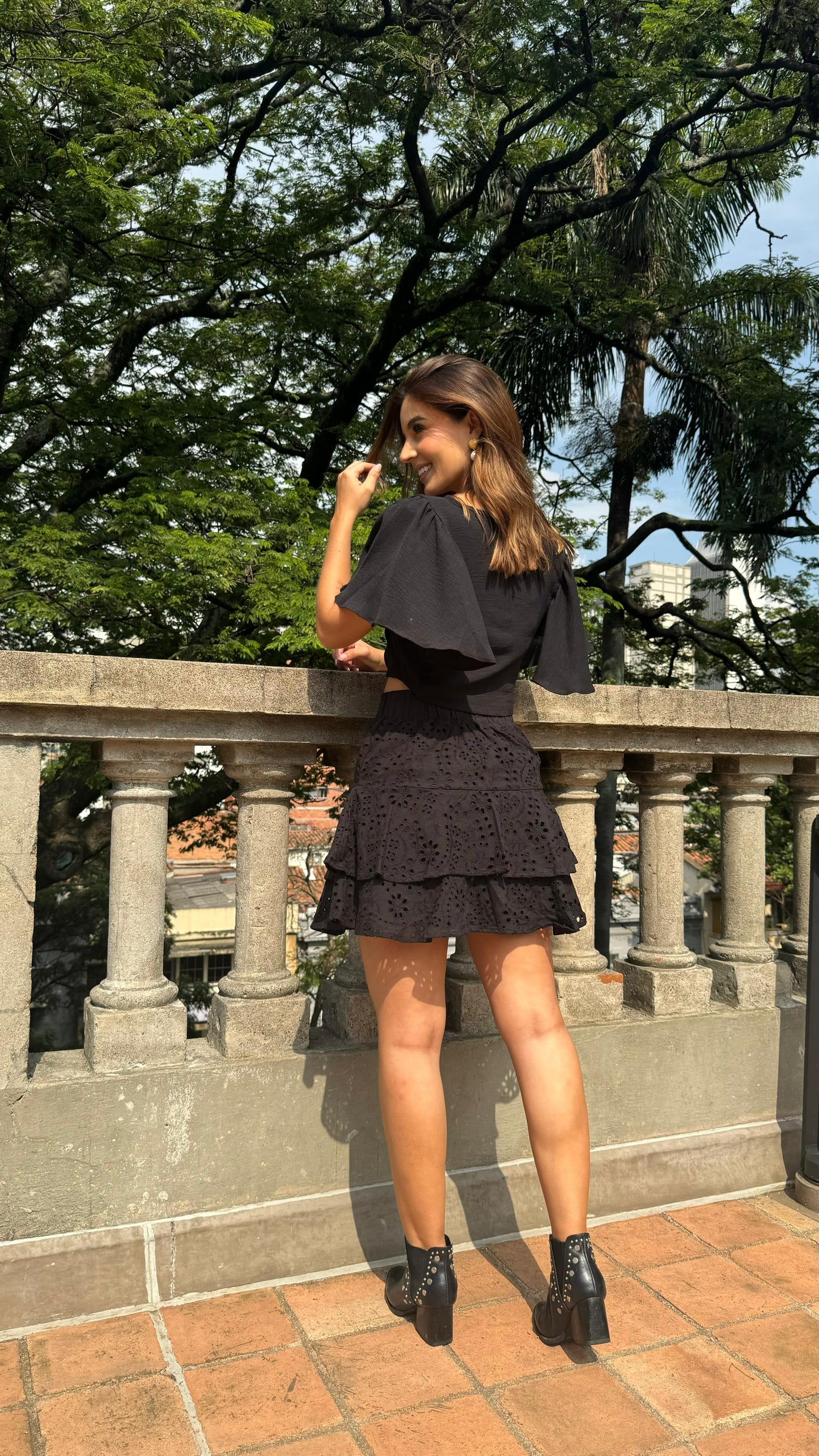 Falda Francia negra