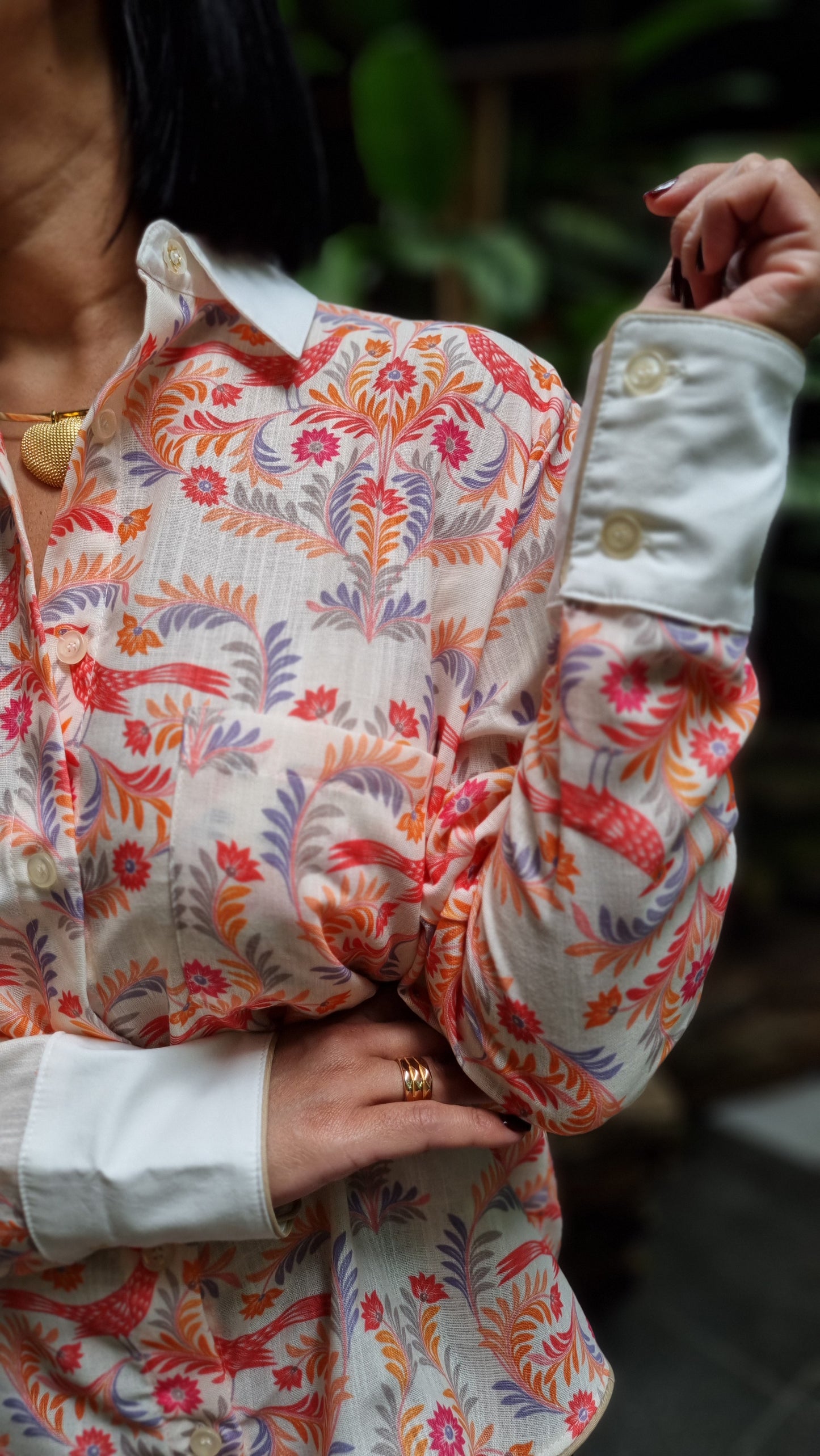 Camisa Soft Pájaros