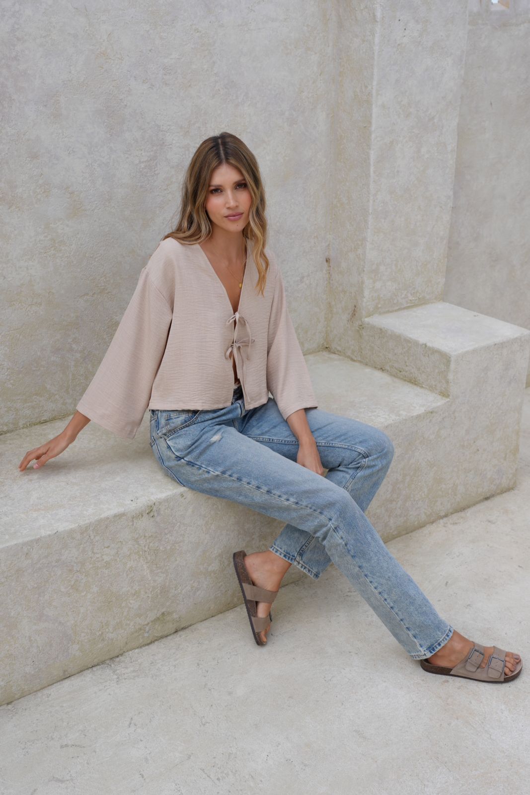 Blusa Tauro Taupe