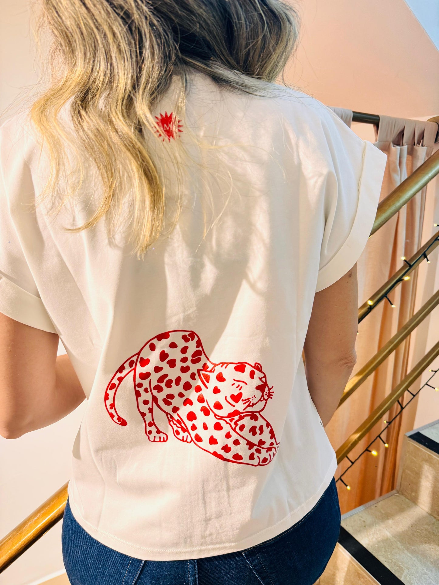 Blusa Jaguar blanca