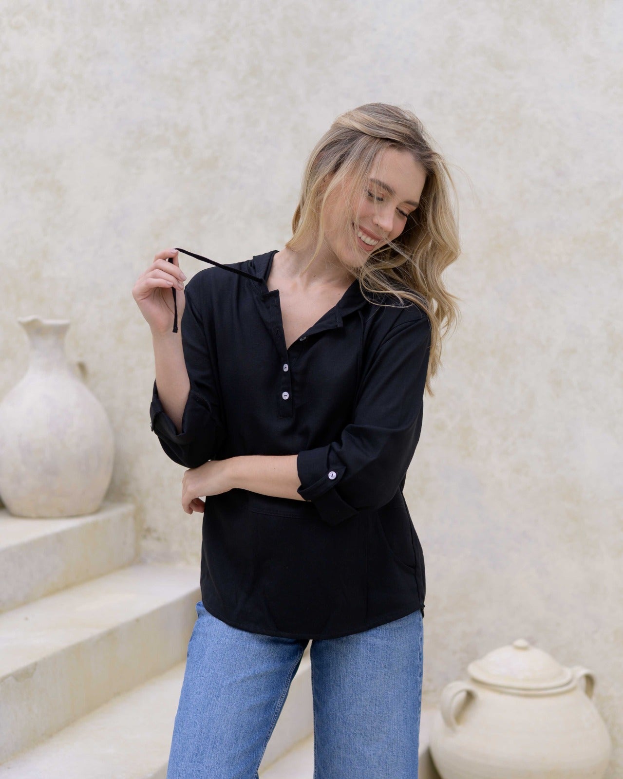 Blusa Siria Negra