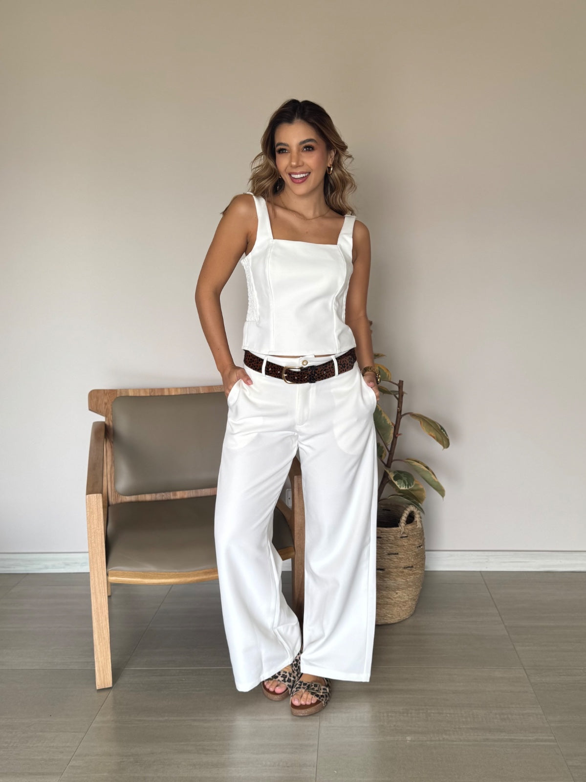 Pantalón Atenea Blanco