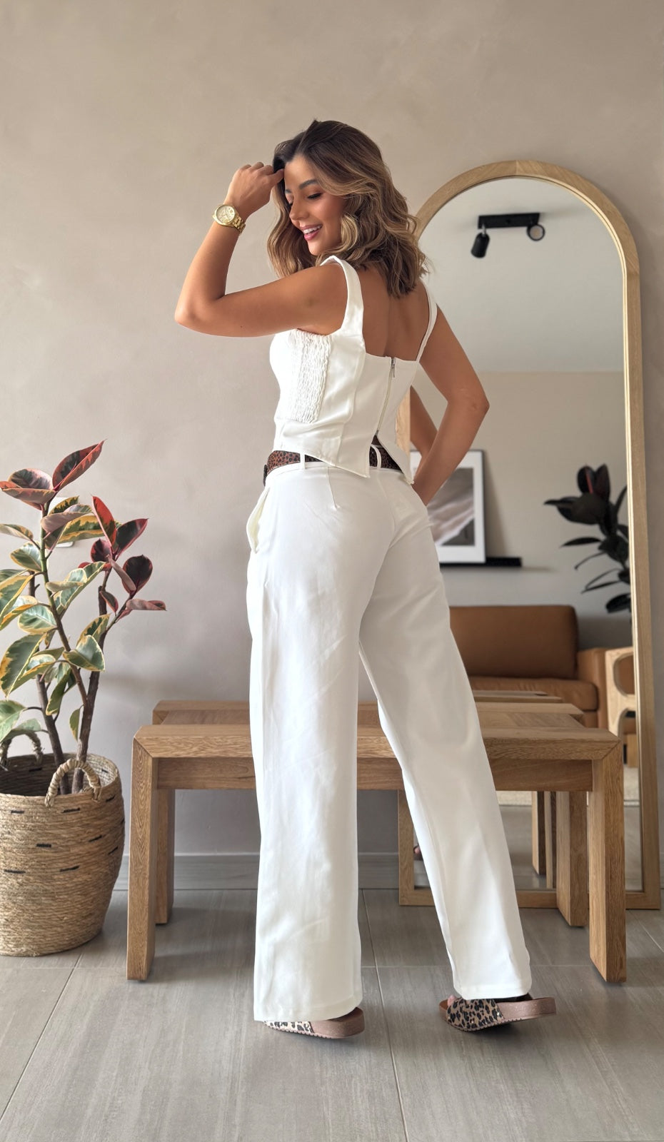 Blusa Atenea blanca