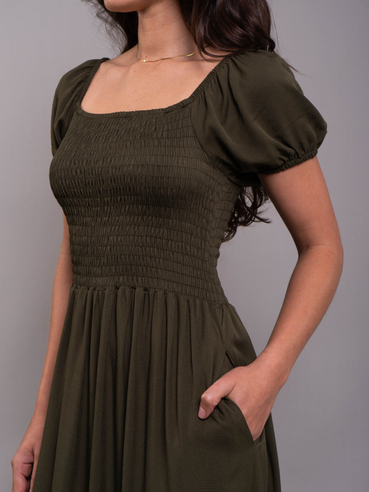 Vestido Katy Plane verde