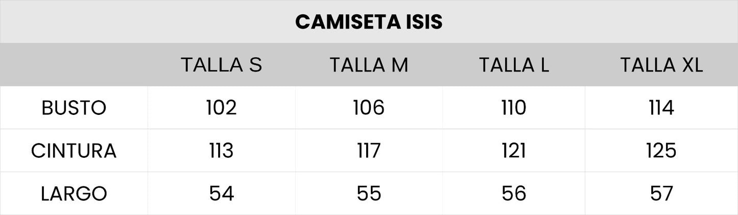 Camiseta Isis chocolate
