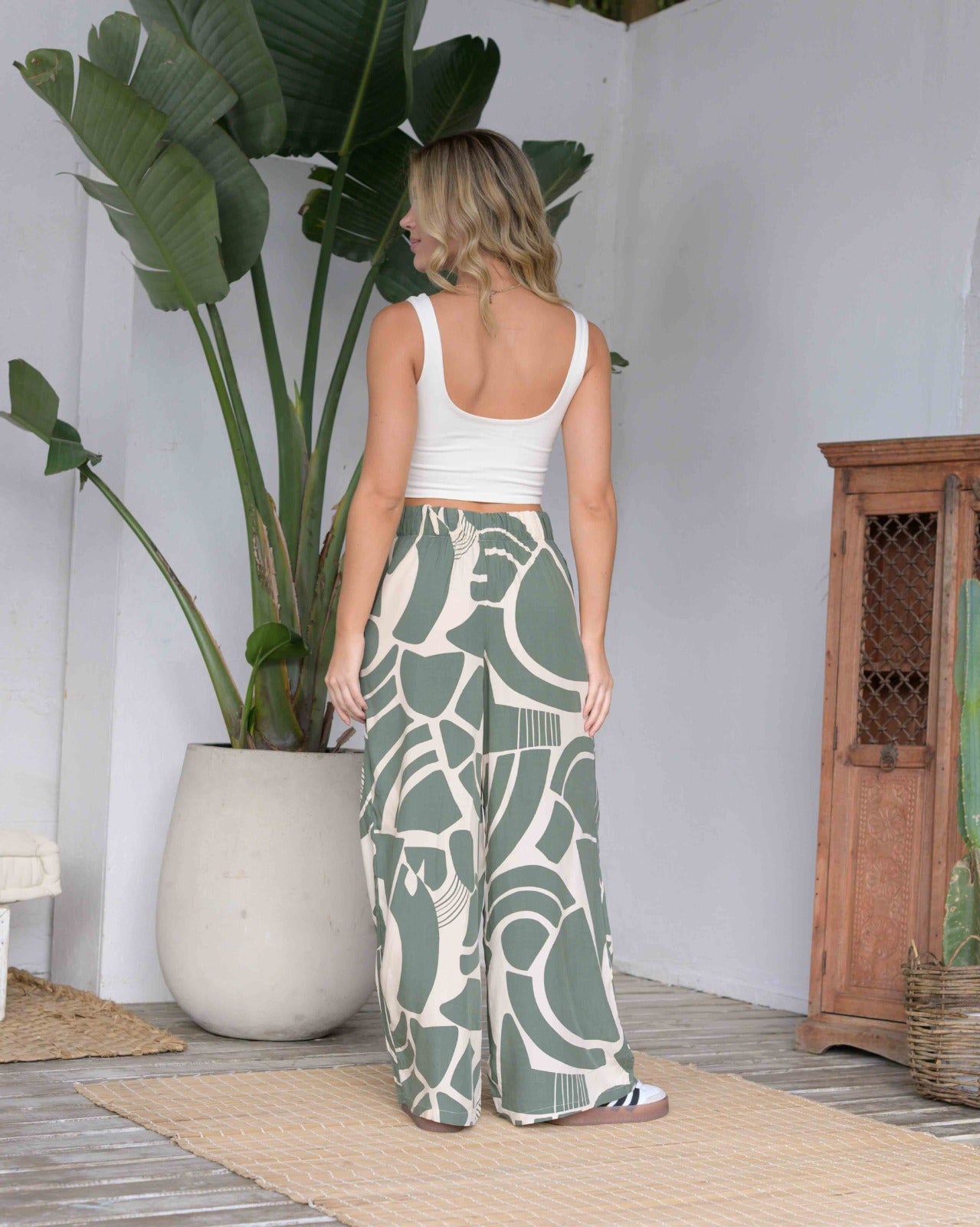 Pantalón Comfy Salvia