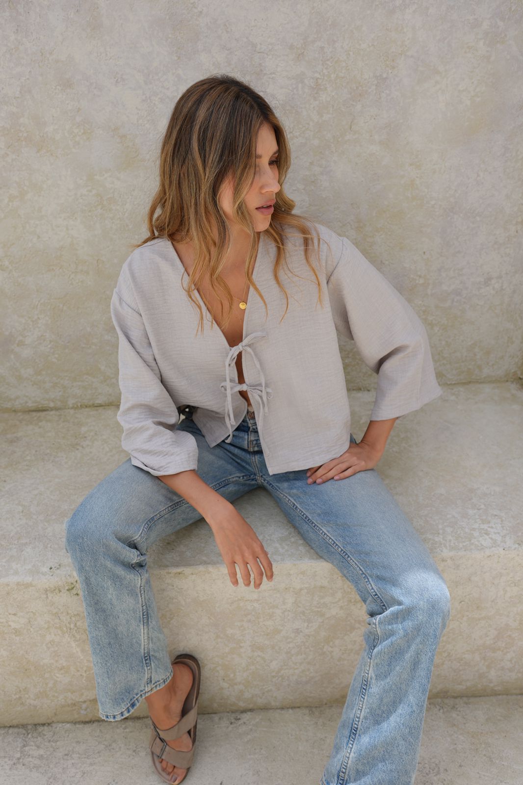 Blusa Tauro Gris
