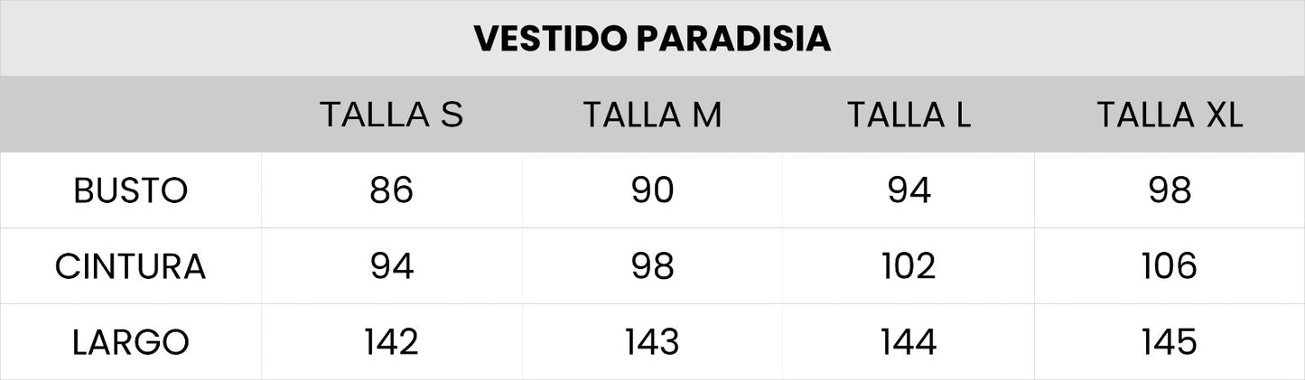 Vestido Paradisia verano