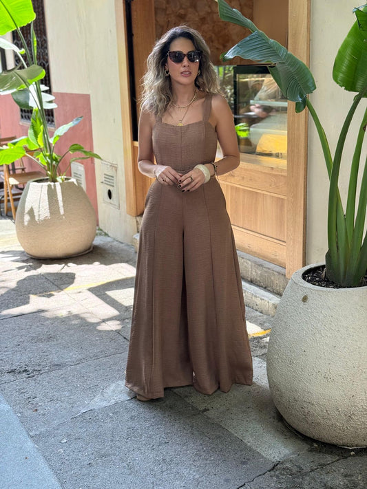 Enterizo Conde café