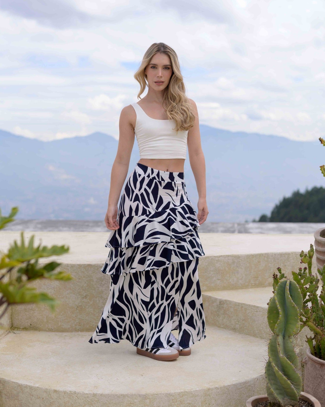 Falda Karen Lía negra