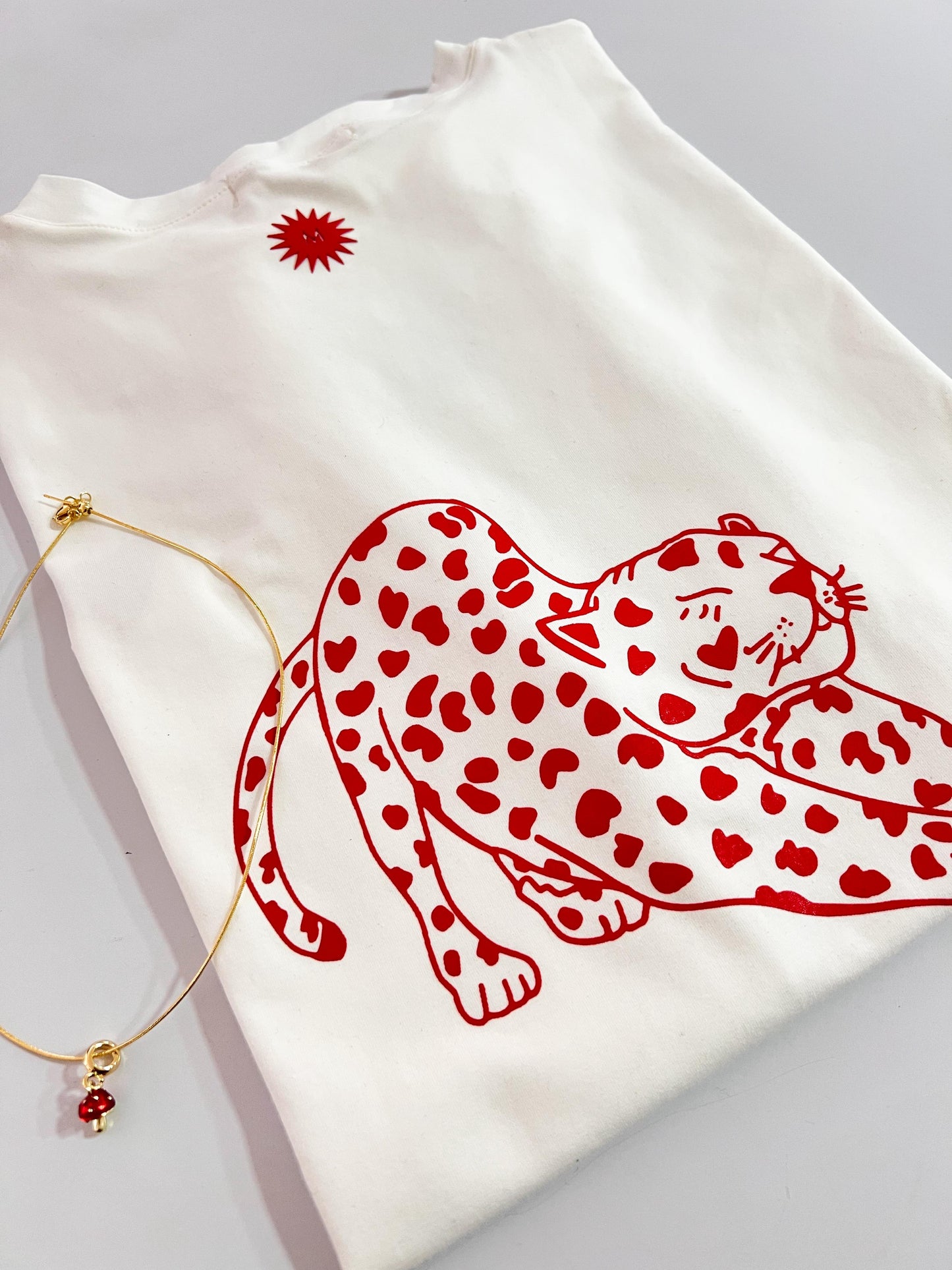 Blusa Jaguar blanca