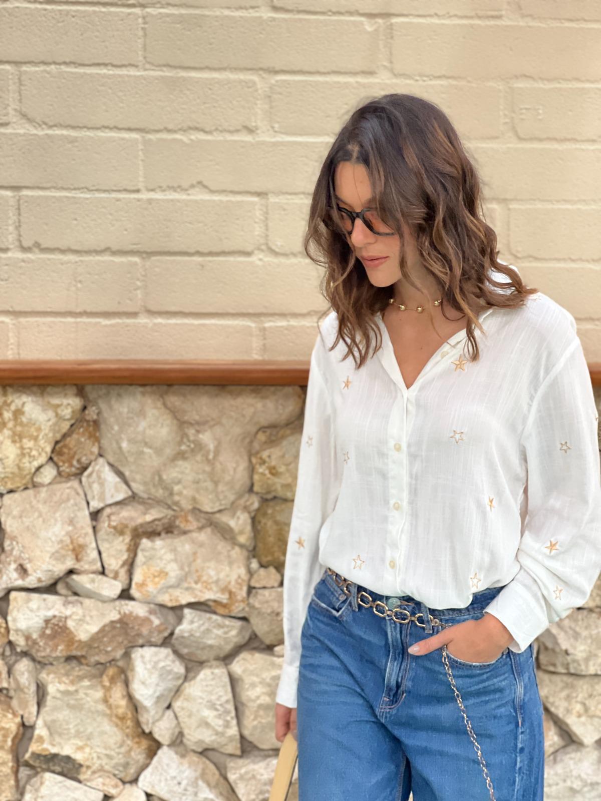 Camisera Cosmo manga larga