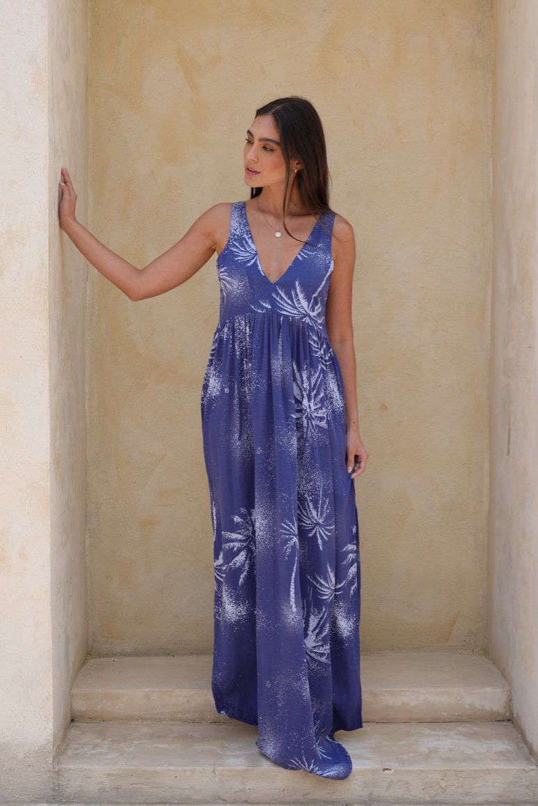Vestido Paradisia azul
