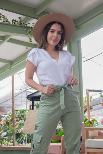 Blusa Analia blanca
