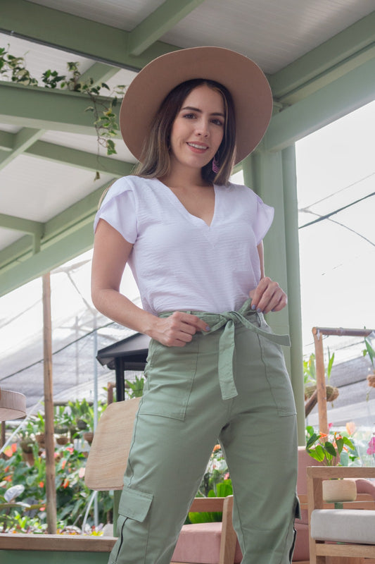 Blusa Analia blanca