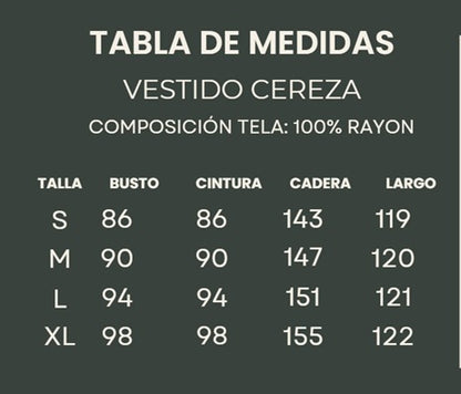 Vestido Cereza Byn