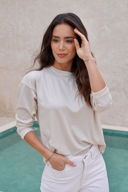 Buzo Pale Crema