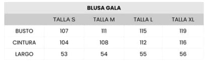 Blusa Gala plata