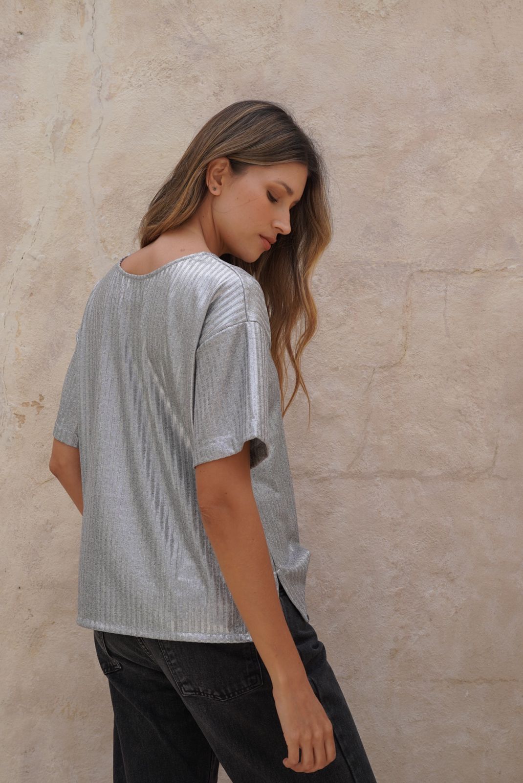 Blusa Gala plata