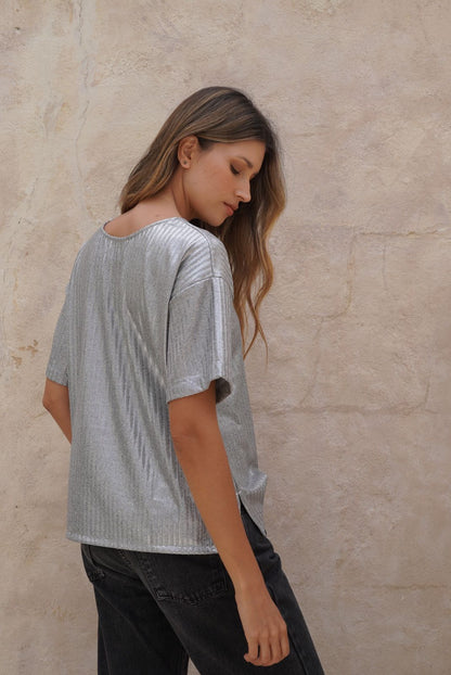Blusa Gala plata