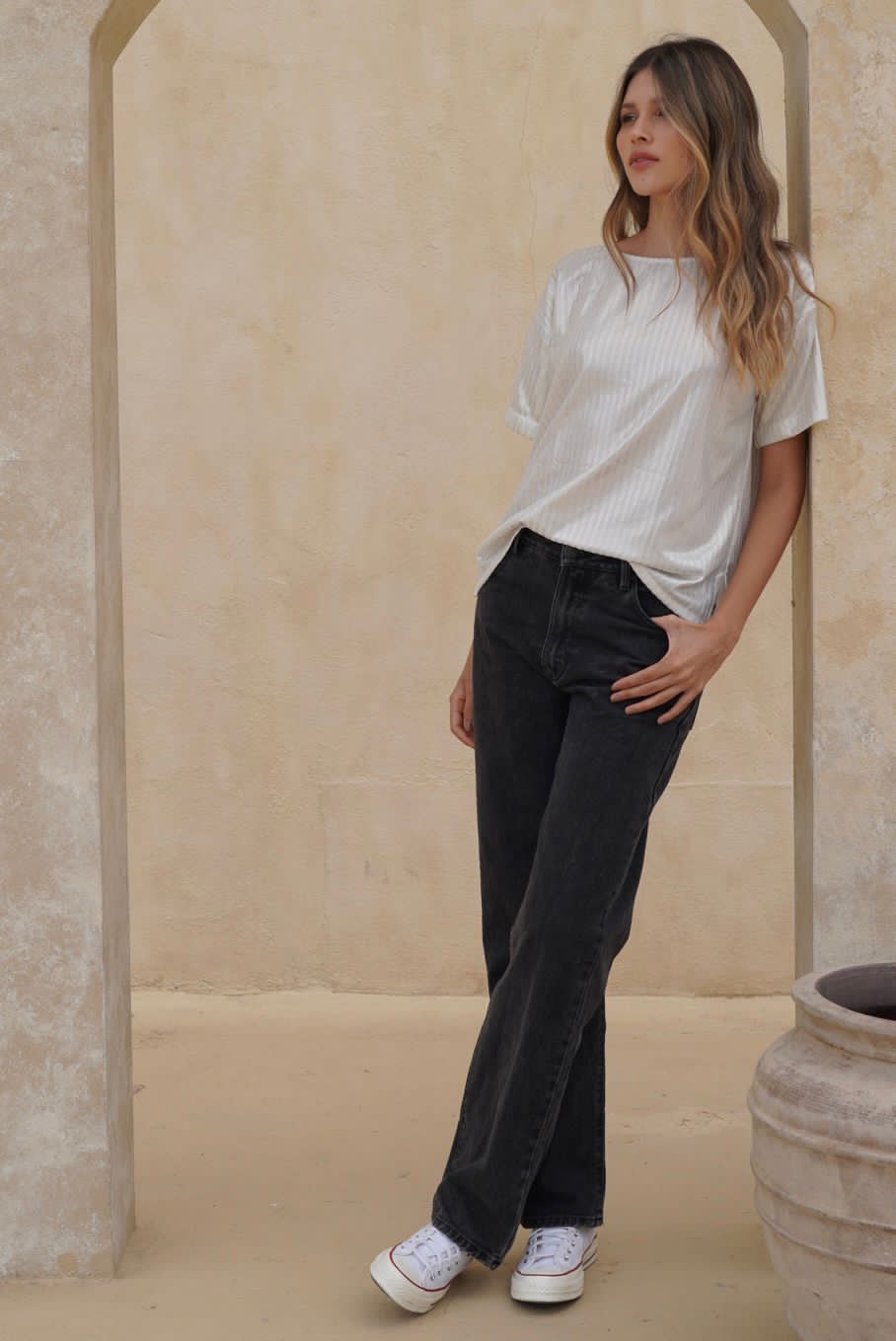 Blusa Gala crema